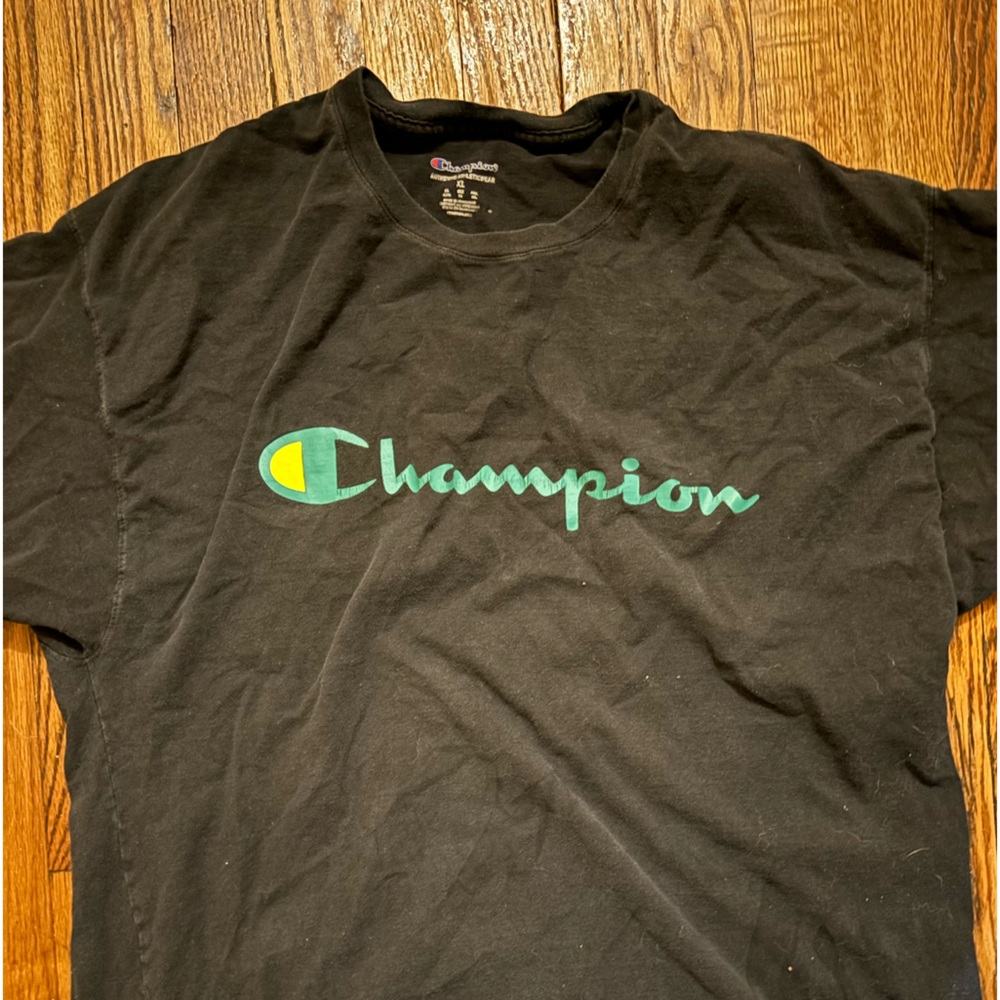 Green Champion shirt
